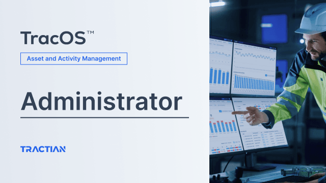 TracOS™ Training - Administrator