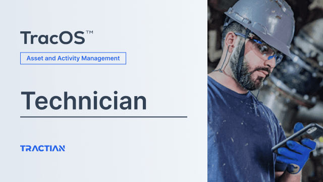 TracOS™ Training - Technician